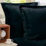 Fabric Fantastic 1000TC Premium Ultra Soft European Pillowcases 2-Pack Black