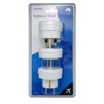 Jackson Outbound Travel Adaptor Pack For USA EU And UK