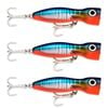 3x Rapala 13cm X Rap Magnum Xplode Topwater Heavy Duty Fish Lures -Hot Wahoo UV