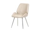 Dining Chair PU Beige - Set of 2