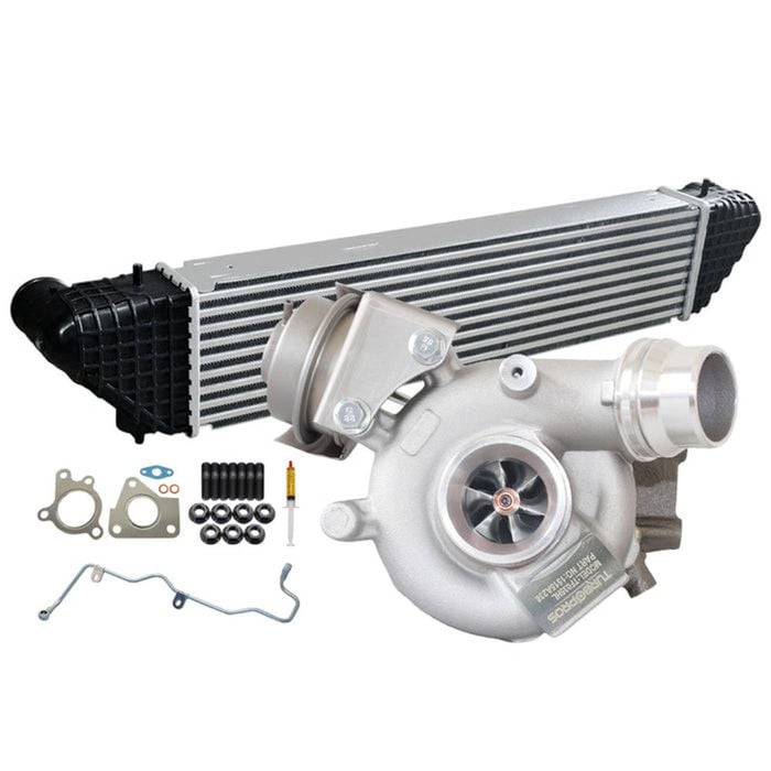 Upgrade Billet Turbo Charger With 62mm Intercooler And Genuine Oil Feed Pipe For Mitsubishi Outlander 4n14 2.2l
