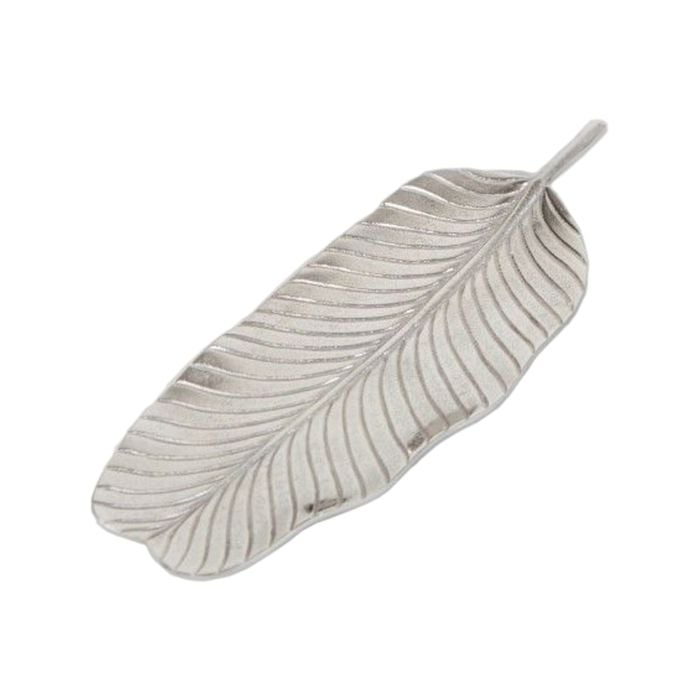 Ssh Collection Banana Small 39cm Long Decorative Leaf - Nickel