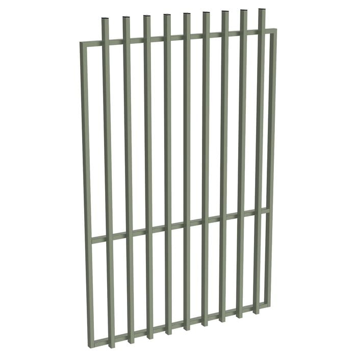 ProtectorAl 800 - 1200 x 1800mm Pale Eucalypt Aluminium Batten Pool Gate