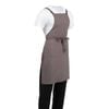 Southside Bib Apron Cotton Canvas Washed Grey Professional Kitchen Hospitality One Size