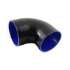Takashi Silicone Hose Black 90 Degree Reducing Elbow 4.5" To 4" (114-101mm)