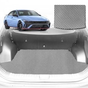6D Diamond Car Boot Mat for Hyundai i30 N Sedan2021-Current-Cargo Mat-Grey-Outback GT