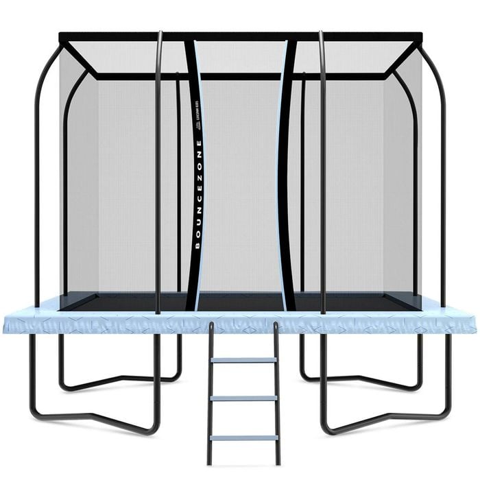 Lifespan Kids BounceZone M Rectangular Spring Trampoline Set