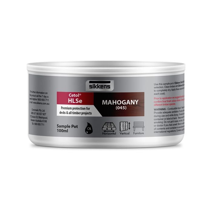 Sikkens 100ml Mahogany Cetol HLSe Timber Finish