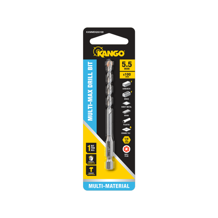 Kango 5.5 x 100mm Multi-Max Multi-Material Drill Bit