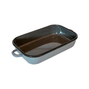 Urban Style Enamelware 2.2L Induction Baking Dish w/ Handles - Grey