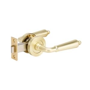 Zanda 75mm Satin Brass Oxford Passage Set 