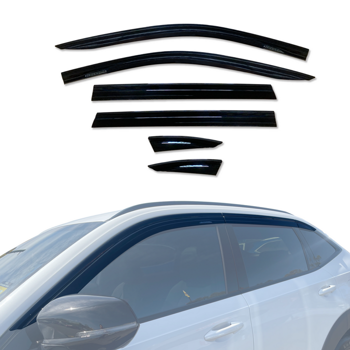 AUSGO Injection Weather Shields for Haval H6GT B03 Series 2022-Onwards Weathershields Window Visors Wind Deflectors