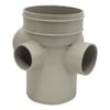 Holman 100 x 50 x 50 x 40 x 40mm F-M PVC DWV Riser Junction