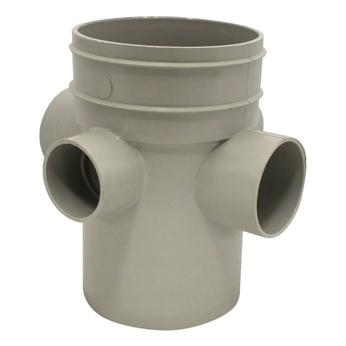 Holman 100 x 50 x 50 x 40 x 40mm F-M PVC DWV Riser Junction
