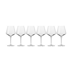 6pc Krosno Avant-Garde 560ml Stemmed Wine Glass Set - Clear