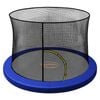 Kahuna 8ft Trampoline Pad And Net - Blue