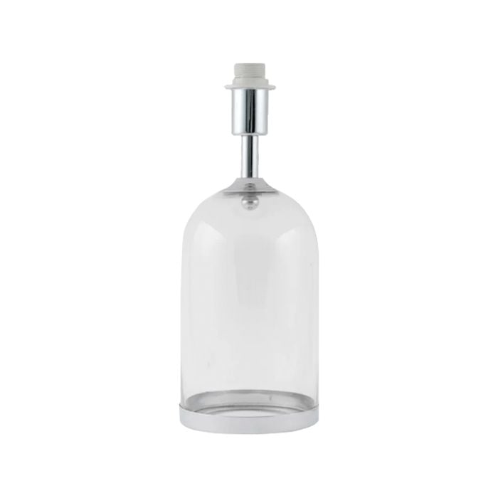 Verve Design 33cm Clear Glass Mira Lamp Base