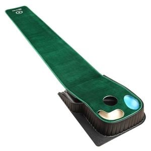 Ram Golf 2.4m Putting Mat With Dual Speed Grain And Auto-return