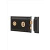 Xcel 6 x 4" Black Double Handle Rimlock