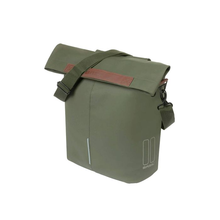 Basil City Bicycle Shopper 14-16L Moss Green Green