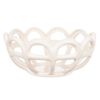 Davis & Waddell Rye Stoneware Round Woven Basket Cream - 23x23x10cm
