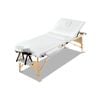 Zenses Massage Table White 3 Fold
