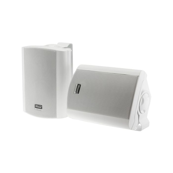 WINTAL STUDIO5W 5" 80 W 2x Indoor Outdoor Weather Proof Surround Speakers White
