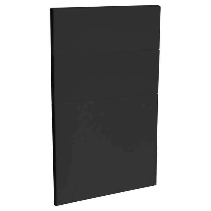 Kaboodle 450mm Charcola Modern 3 Drawer Panels