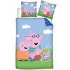Peppa Pig New Addition Kids Cotton Quilt Cover Set - Single Bed Size