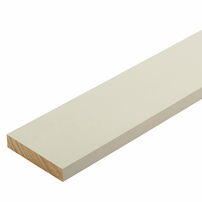 90 x 18mm 2.7m Pinetrim Plus Dressed Four Sides Finger Jointed Untreated Pre-Primed Pine