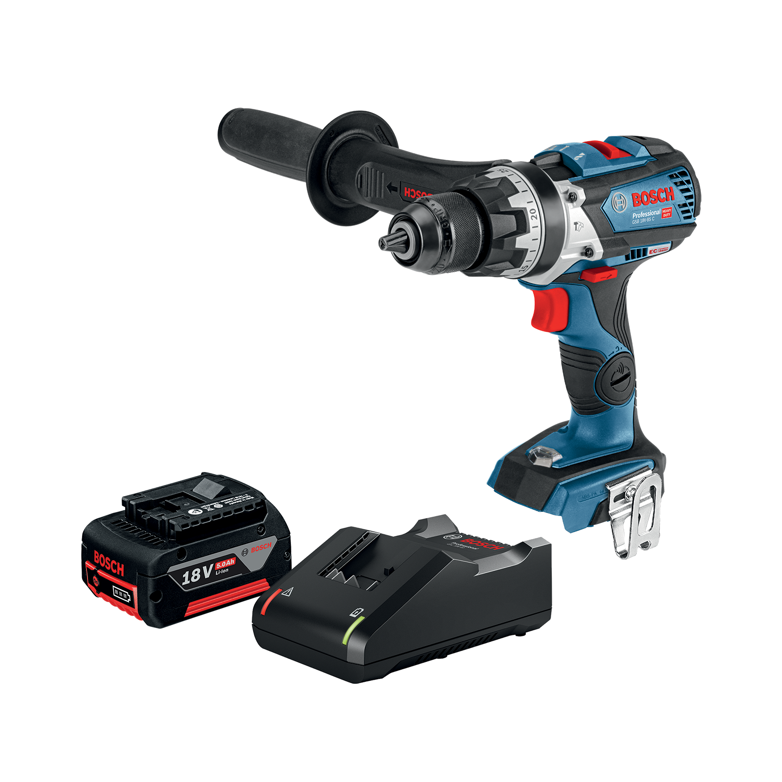 Bosch 18V Professional Brushless 110Nm Hammer Drill 1X5.0 Ah Kit product image