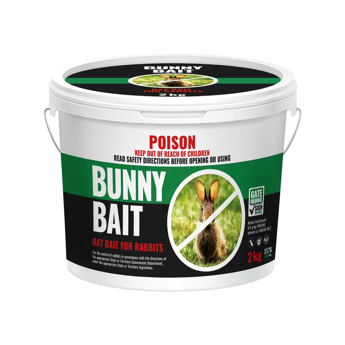 Rabbit Control Bunny Bait 2kg Feral Rabbit - Bunnings Australia