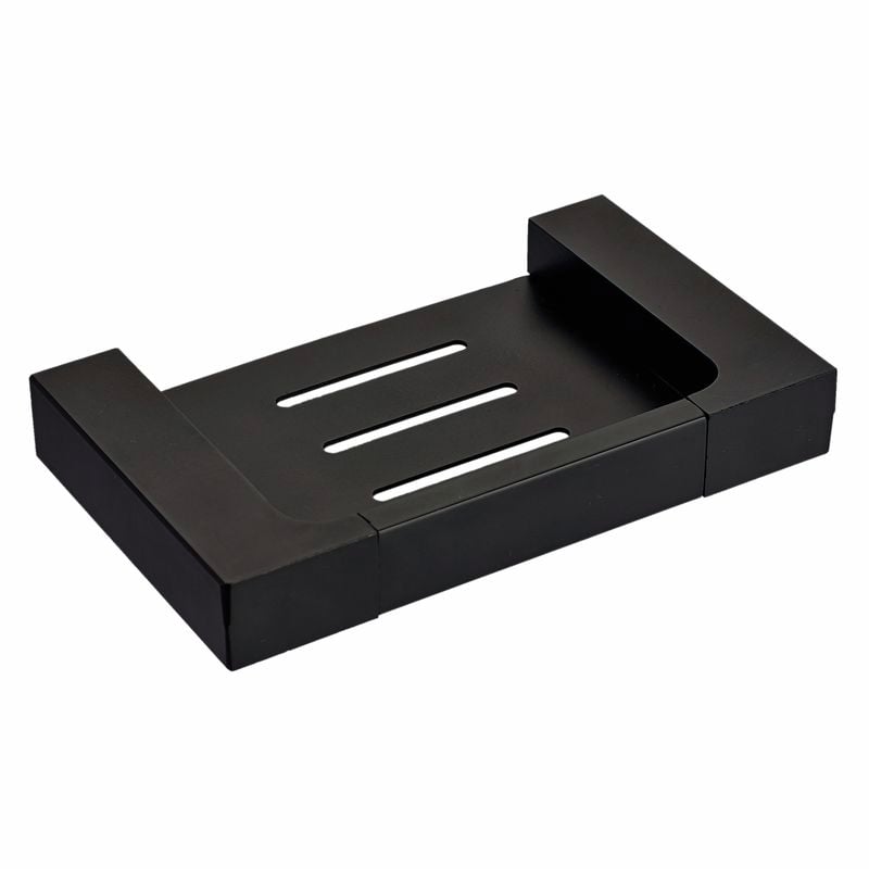 Rumba 140mm Matte Black Soap Holder