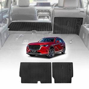 Back Seat Protector for Mazda CX-80 CX80 2024-Onwards All Weather Heavy Duty Seat Kick Mats Cover