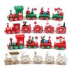 Lifebay Rustic Wooden Train Christmas Ornament - Festive Merry Christmas Decoration