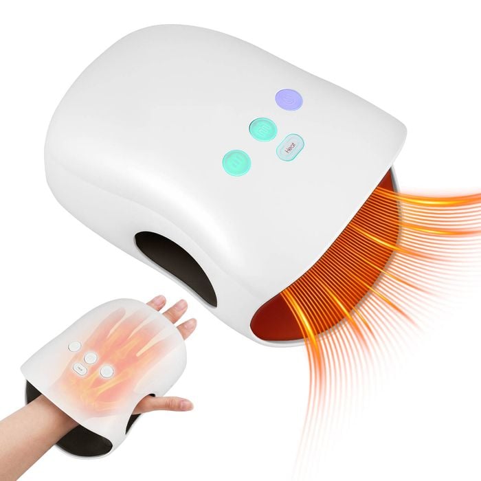 Livemor Hand Massager Cordless Hand Massager with Heat & Compression for Arthritis and Carpal Tunnel