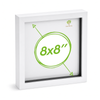 Nicola Spring Box Picture Glass Photo Frame, Standing & Hanging - For 8x8" (20x20cm) Photos