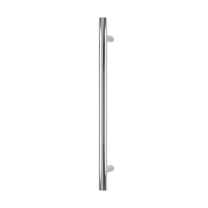 Barelli 950mm Polished Chrome Single Round Vertical Heated Towel Rail