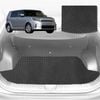 6D Diamond Car Boot Mat for Toyota Rukus 2010-2015-(3rd Row folded/5 seater)-Cargo Mat-Black-Outback GT