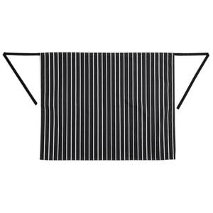 Whites Bistro Apron Black/white Butchers Stripe Hospitality Uniforms Kitchen Workwear