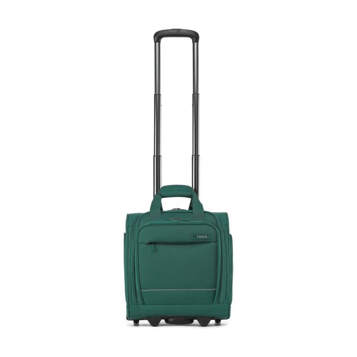 Tosca So Lite Onboard Wheel Bag Fabric Compact Travel With Wheels Emerald Green