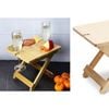 Bamboo  Grappa Folding Table Portable Picnic Wine Table Foldable Compact