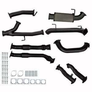 Ignite Exhausts Toyota Landcruiser 200 Series 4.5L V8 Twin 3" To Single 3.5" Turbo Back No Cats With Mid Pipe & Rear Muffler