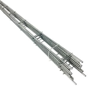 Masons 49mm x 2m Galvanised Bricklock Straight - 10 Pack 