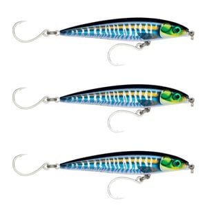 3x Rapala 12cm Saltwater X Rap Long Cast Shallow Minnow Fish Lures - Wahoo UV