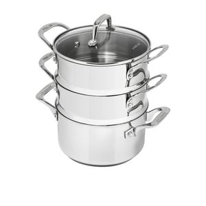 Pyrolux Pyrosteel 3 Tier Steamer Set 18cm