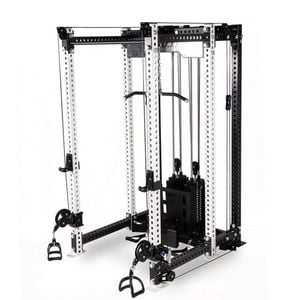 Brixx Apollo 5000 Power Rack - White & Black