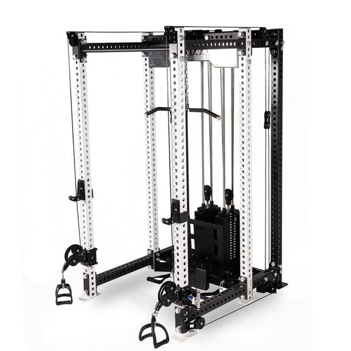 Brixx Apollo 5000 Power Rack - White & Black