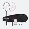 Decathlon - Adult Badminton Racket Br 190 Set Partner Black Pink - One Size