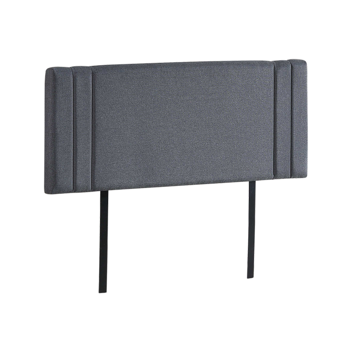 Palermo Linen Fabric Double Bed Deluxe Headboard Bedhead - Grey